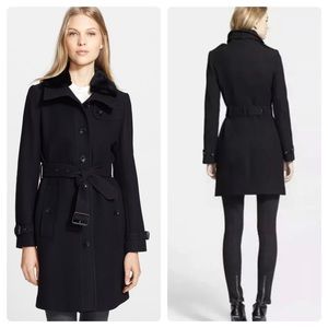 SOLD! BURBERRY BRIT
'Rushfield' Wool Blend Coat